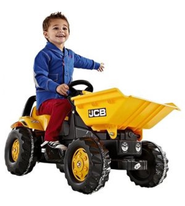 Bērnu traktors ar pedāļiem rollyKid Dumper JCB (2,5-5 gadiem) 024247 Vācija